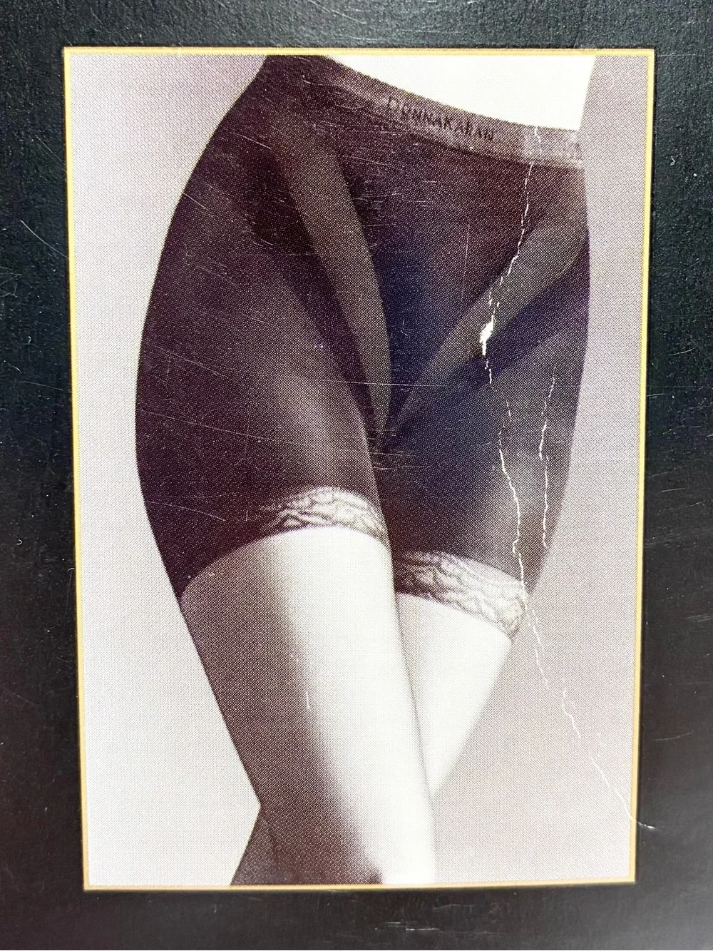 1997 Donna Karan USA MADE Essential Toners Ultra Sheer Pantyhose Black M Vintage